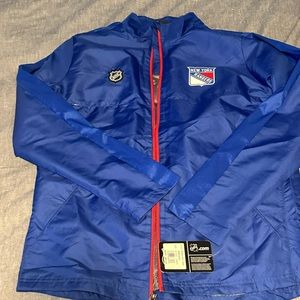 NY Rangers warm up jacket